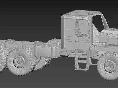 The Mercedes-Benz Zetros  3D model