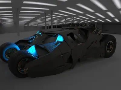 BatmobileTumbler batmobile from knight rises Free 3D model