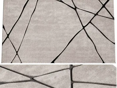 Contemporary carpet 25 3D model