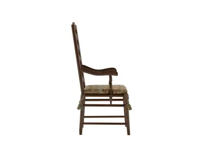 Antique Upholstered Armchair 3D model