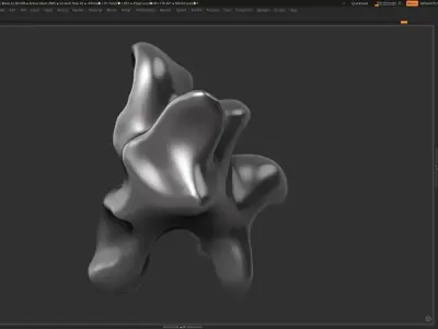 Modern Abstract Decorative sculpture 3d print model 3D print model shop