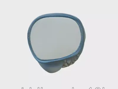 Boxing Glove with Protective Cushioning Model Low-poly 3D model