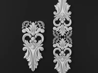 Ornament Gold 05 3D model