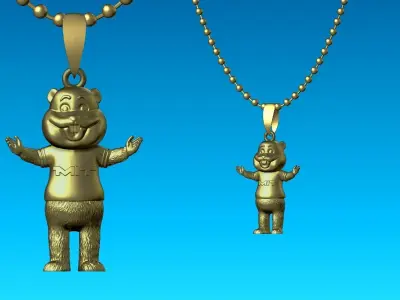 NCAA - Necklaces MIT School of Engineering - Hanging Figurine 3D print model