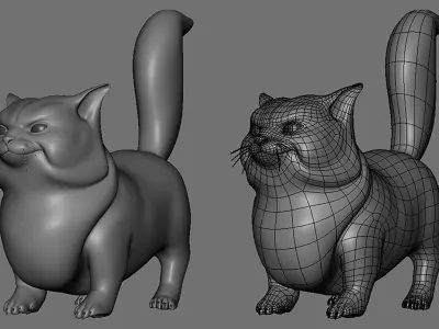 The Cat 3D model