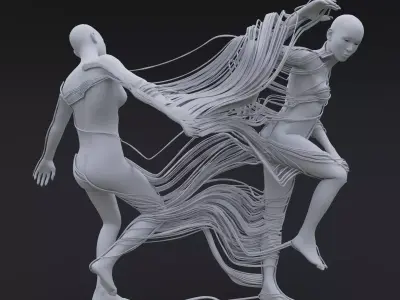 Linked Bodies 3D model