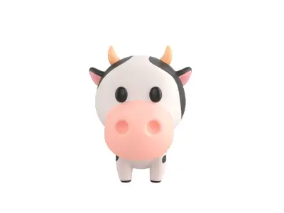 Character051 Cow 3D model
