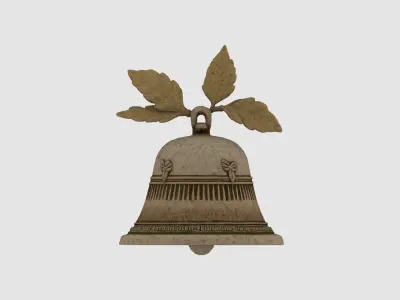 Bronze Bell Low-poly 3D model