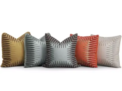 Decorative Cushions Set 1 3D model