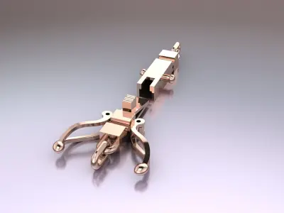 Bracelet lock clasp box 3D print model 3D print model