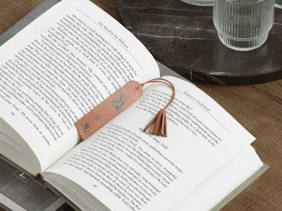 coffee table decor set002 3D model