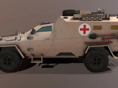 Didgori Medevac Low-poly 3D model