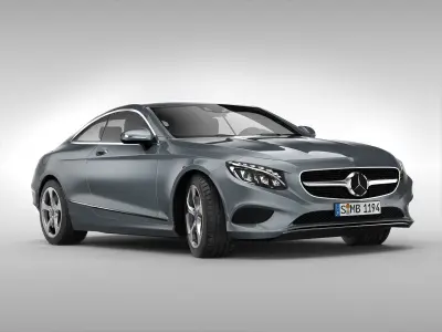 Mercedes Benz S Class Coupe 2015 3D model