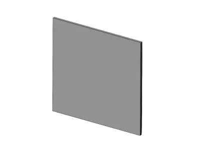 Symmetrical organic dune 3d wall decor panel relief 3D print model