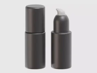 Cosmetic Bottle Low-poly 3D model