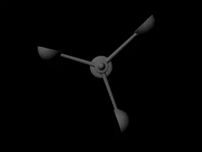 anemometer weather vane Free 3D model