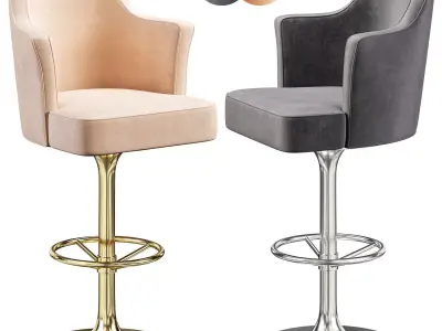 Beth bar chair 3D model