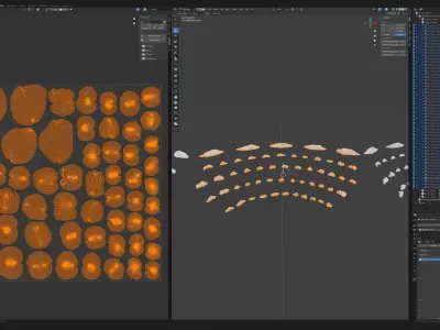 Puffy Clouds Pack JFG V2 Low-poly 3D model