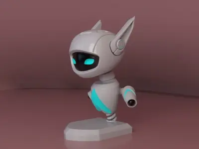 Cute Robot 3D model