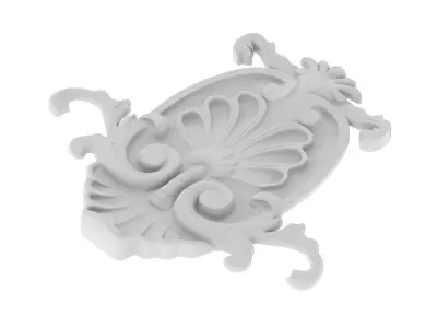 Cartouche Ornament 019 3D model