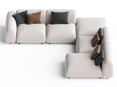 Tokio sofa 3d model 3D model