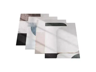 Carpet set 15 3D model