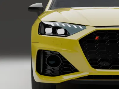 Audi RS4 Sedan  3D model