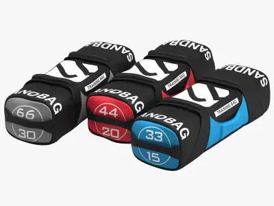 Gym Equipment Sandbag 3D model