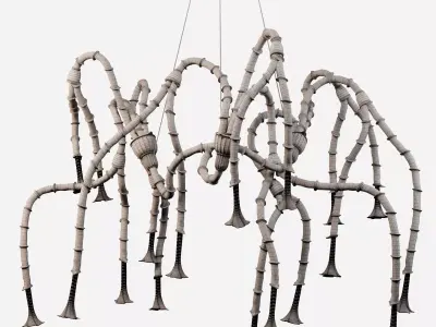 Ceiling lamp Brugmansia Amaranto Floating 3D model