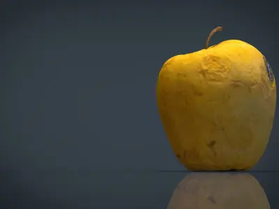 Apple Low-poly 3D model