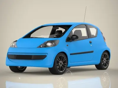 Mini sport car 3D model