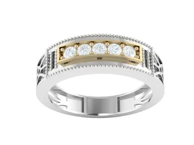 Diamond Ring 3D model 2