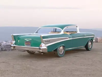 Arnold Chevrolet Classic Car - Arnold Render Low-poly 3D model