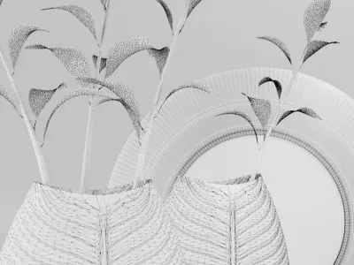 Zara decorative set 3D model