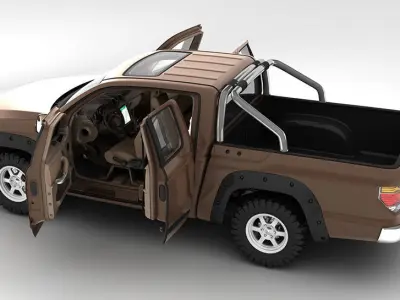 Dosch 3D - Car Details - Pick Up 3D model