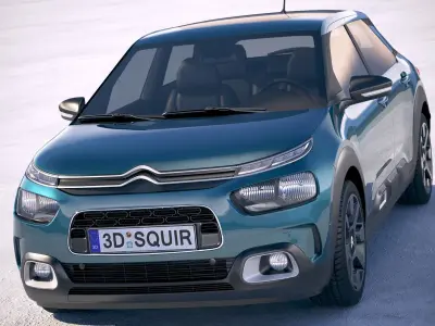 Citroen C4 Cactus 2018 3D model