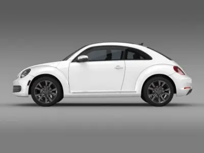 VW Beetle TDI 2013 3D model