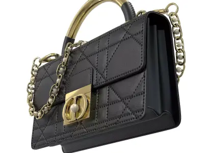 Dior Ange Mini Bag Low-poly 3D model