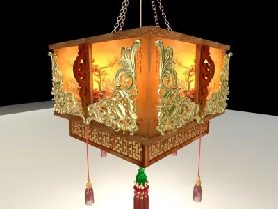 Chinese Palace Lantern 3D model