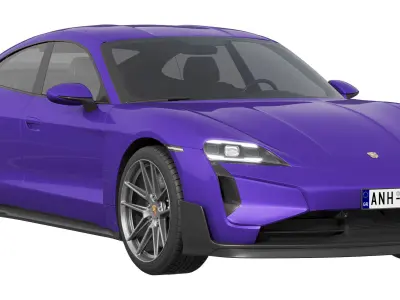 Porsche Taycan Turbo GT 3D model