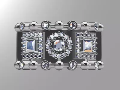 Classic woman ring  3D print model