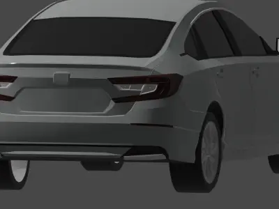 2021 Honda Accord LX Base Low-poly 3D model