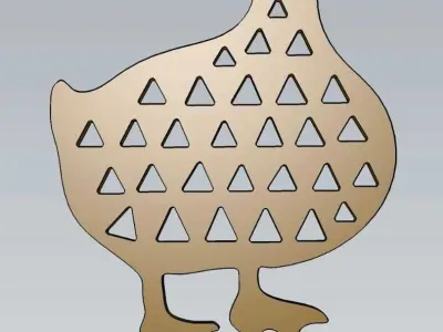 Wonderful Artificial Duck Home and Garden Outdoor Lawn Decor 3D model buy