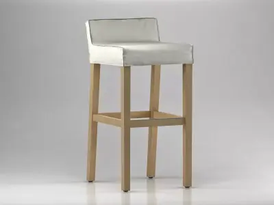 SAAR kitchen and bar stool 3D model