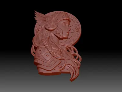 Viking Woman 3D print model