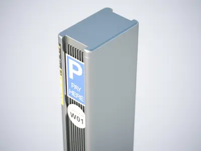 Parking meter 3D model