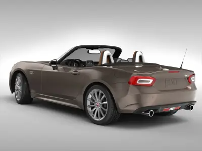 Fiat 124 Spider 2017 3D model