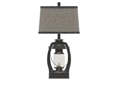 3D Vintage Lantern Lamp Detailed Model for Rendering  3D model