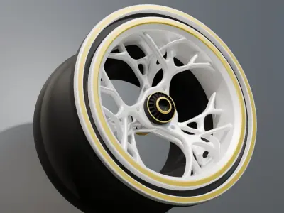 Concept rim white 3D model