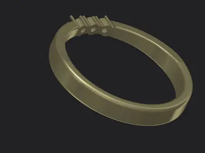 Anillo 3 puntos 3D print model
